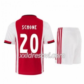 AFC Ajax Lasse Schöne 20 Domaći Dječji Komplet Dresovi za Nogomet 2019-2020 (+ kratke hlače)